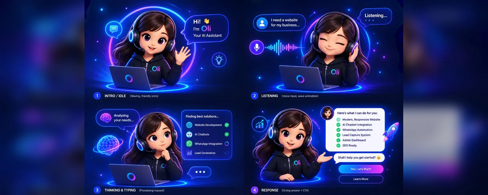 Meet Oli, your AI assistant